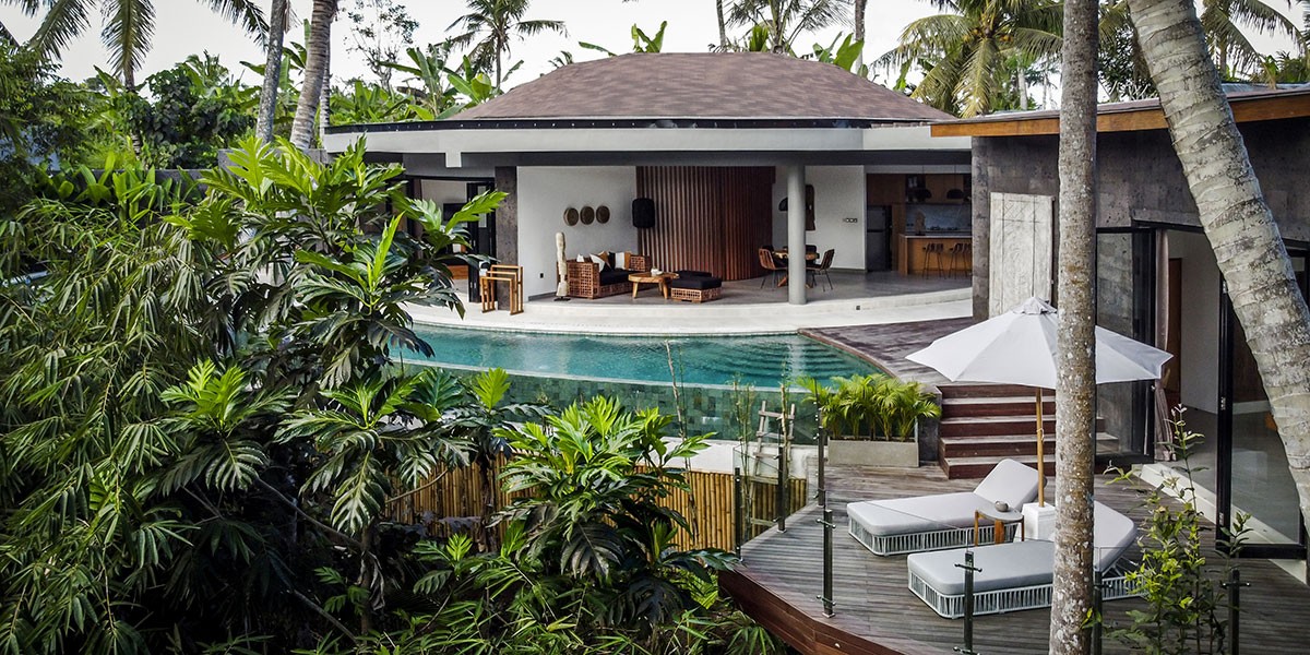 Prachtig huis met 2 slaapkamers, zwembad en tuin op Bali
